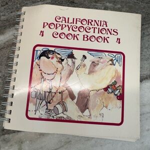 California Poppycoctions Cook Book 4, Spiral Bound